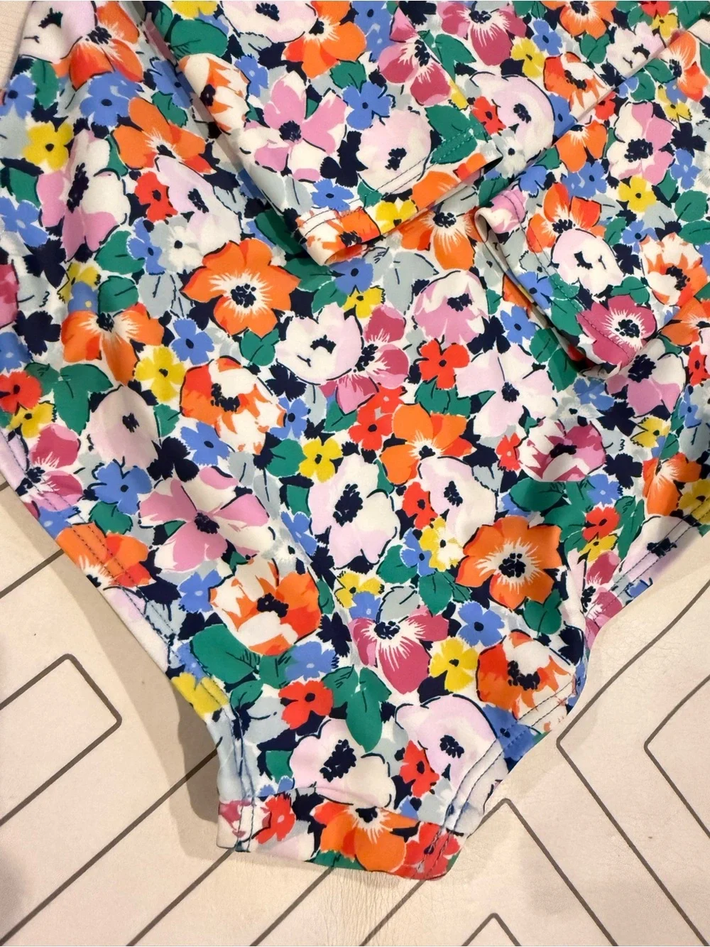 GAP Floral Longsleeve Swimsuit
